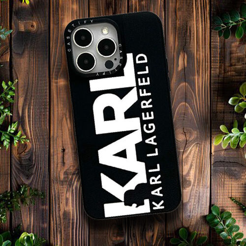 Θήκη κινητού Karl Lagerfeld Script Logo Phone Case for iPhone 15 Pro Max 3D Black