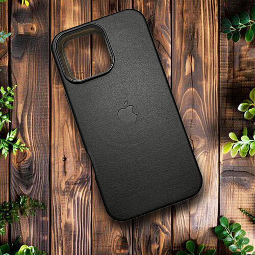 Leather Case - Δερμάτινη Θήκη με MagSafe  for Apple iPhone 16 Pro Max - Black