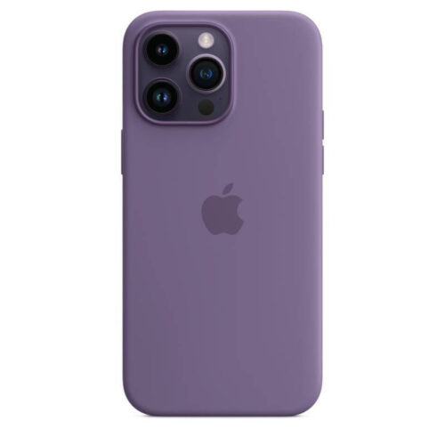 Silicone Case Μωβ με MagSafe για Apple iPhone 14 Pro (Iris)