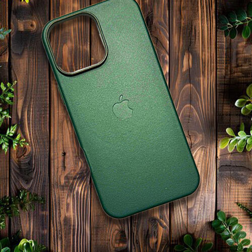 Leather Case - Δερμάτινη Θήκη με MagSafe for Apple iPhone 16 Pro Max - Green