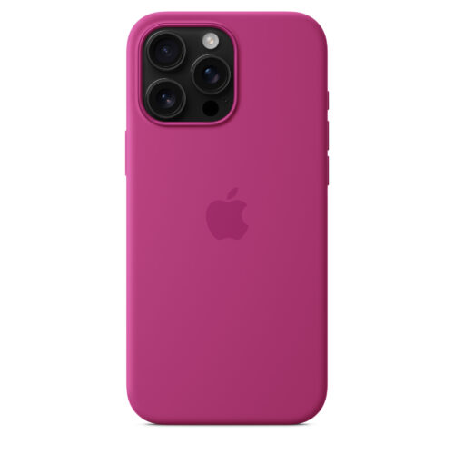 Silicone Case - Θήκη με MagSafe for Apple iPhone 16 Pro Max - Fuchsia