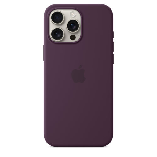 Silicone Case - Θήκη με MagSafe for Apple iPhone 16 Pro Max - Plum