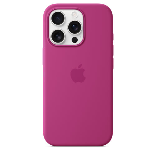 Silicone Case - Θήκη με MagSafe for Apple iPhone 16 Pro - Fuchsia