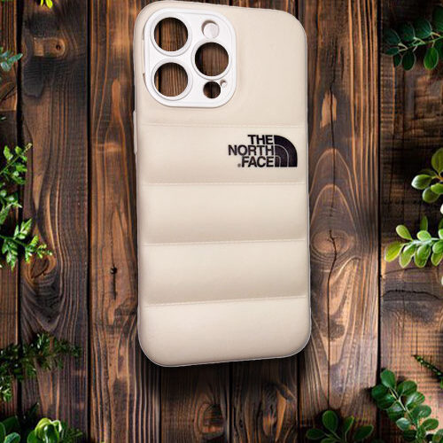 The North Face Puffy cream - Θήκη για Iphone 14 Pro