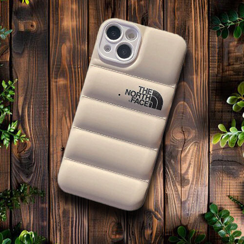 The North Face Puffy cream - Θήκη για Iphone 15