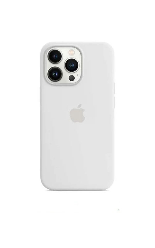 case silicone magesafe iphone 13 pro white