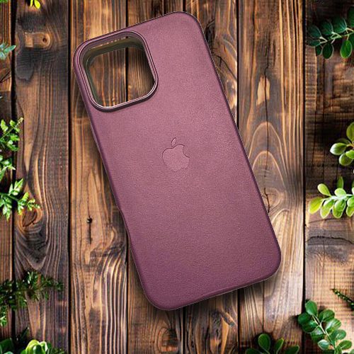 Leather Case – Δερμάτινη Θήκη με MagSafe για Apple iPhone 16 Pro – Purple