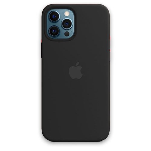 Θήκη κινητού για Apple Silicone Case  iPhone 12 Pro Max Black Μαυρη