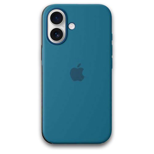 Θήκη κινητού για Apple Silicone Case - iPhone 16 Light Blue Μπλε