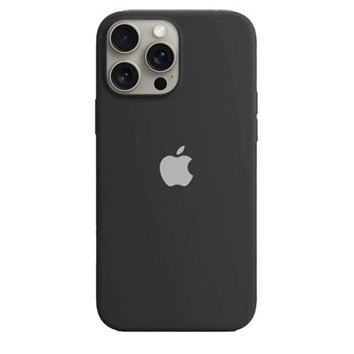 Θήκη κινητού για Apple Silicone Case  iPhone 16 Pro Max Black