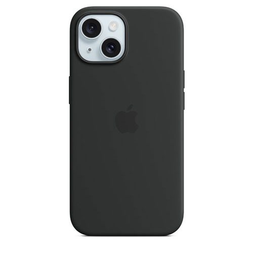 Silicone Magesafe Case for Apple – Θήκη για Apple Iphone 15 Black Μαύρη