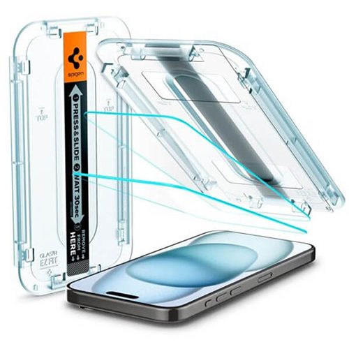 Spigen Tempered Glass GLAS.tR EZ Fit Clear - Αντιχαρακτικό Γυαλί Οθόνης Apple iPhone 17 Pro Max (2 Τεμάχια)