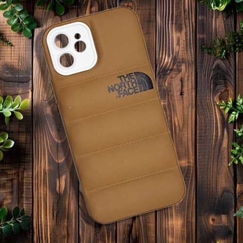 The North Face Puffy Brown – Θήκη για Iphone 12 Καφέ