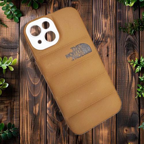 The North Face Puffy Brown - Θήκη για Iphone 14 Καφέ