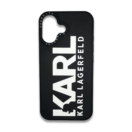 Θήκη κινητού Karl Lagerfeld Script Logo Phone Case for iPhone 16 3D Black