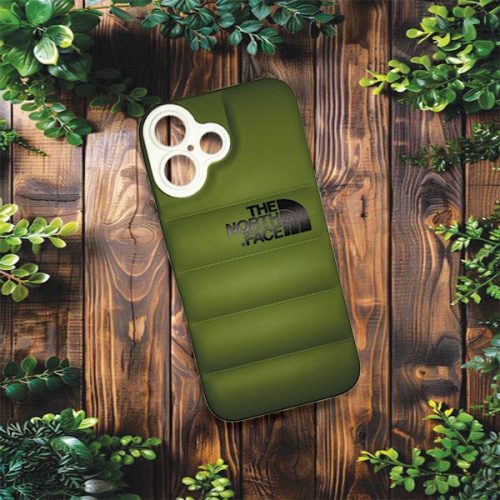 The North Face Puffy Cream – Θήκη για Iphone 16 Χακί