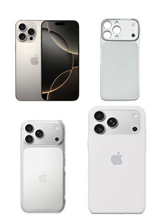 Upgrade Bundle Silver iPhone 16 Pro Max → iPhone 17 Pro Max - White Case